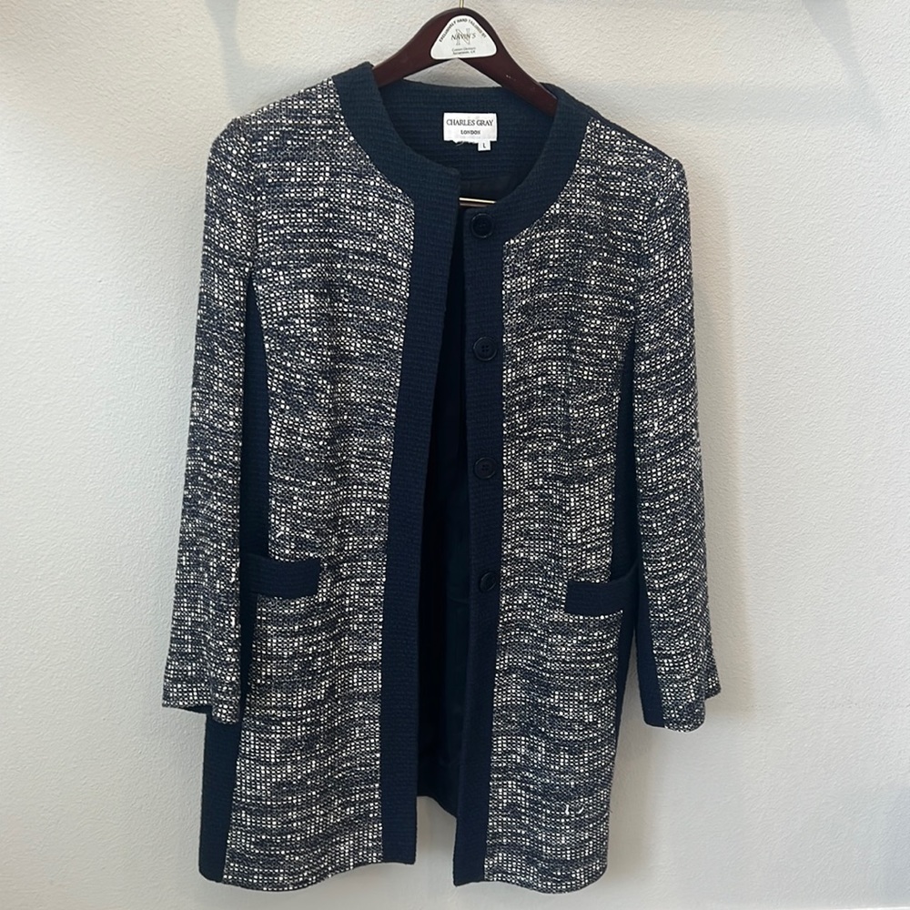 Charles Gray blue coat